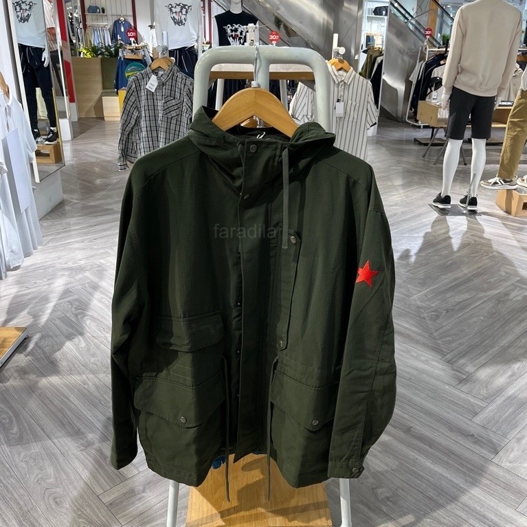 Jacket Parka Greenlight x Pidi Baiq Regular Fit Cotton