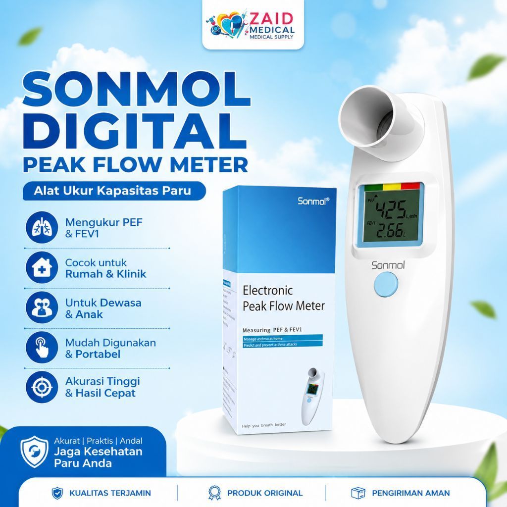 NASCOOL-PEAK FLOW METER DIGITAL/ DIGITAL PEAK FLOW METER SONMOL