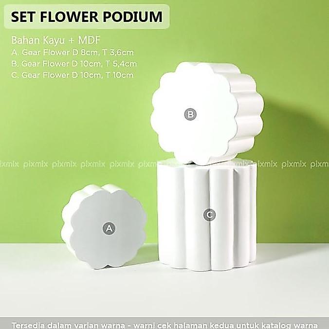 Properti Foto Podium Flower Pixmix Gio