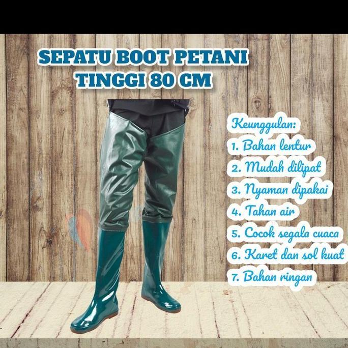 Sepatu Boot Celana Sawah Panjang Anti Air Sepatu Plus Celana Petani
