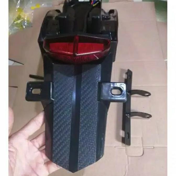 Spakbor belakang crf 150 l dudukan plat nomer besi crf 150 l stoplamp