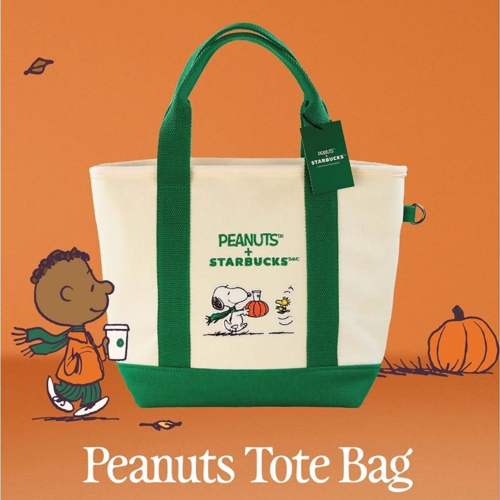 Starbucks x Peanuts Snoopy Tote Bag