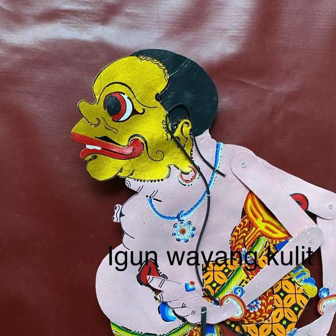 Wayang kulit asli bagong/wayang murah/dagel