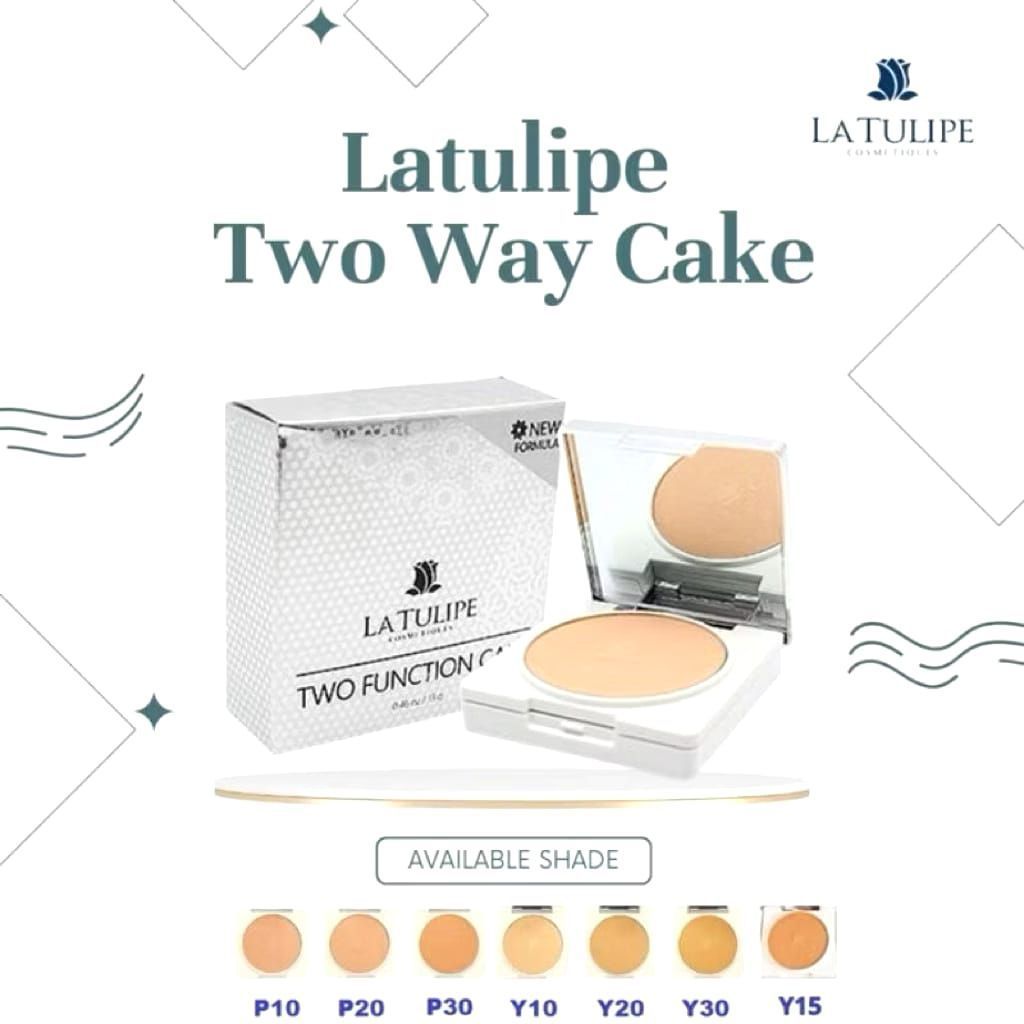 La Tulipe Two Function Cake TWC fullsize refill 13gr | latulipe bedak padat