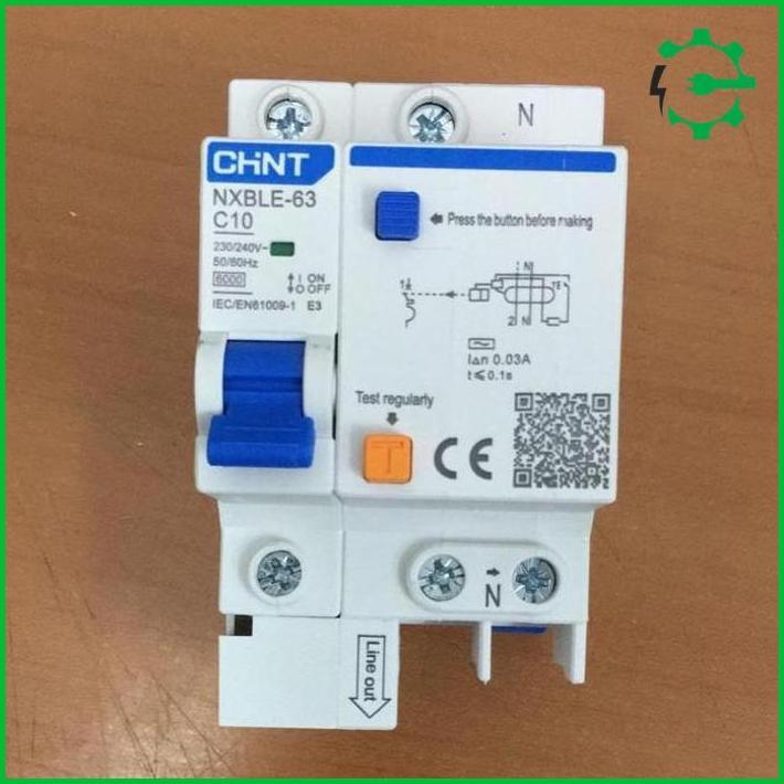 Rcbo Chint 6A Elcb Chint Nxble-32 6 Ampere 30Ma Ready
