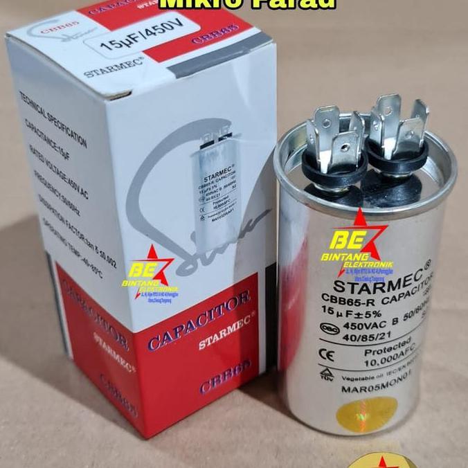 Kapasitor AC 15 Uf Capasitor AC 15UF Mikro