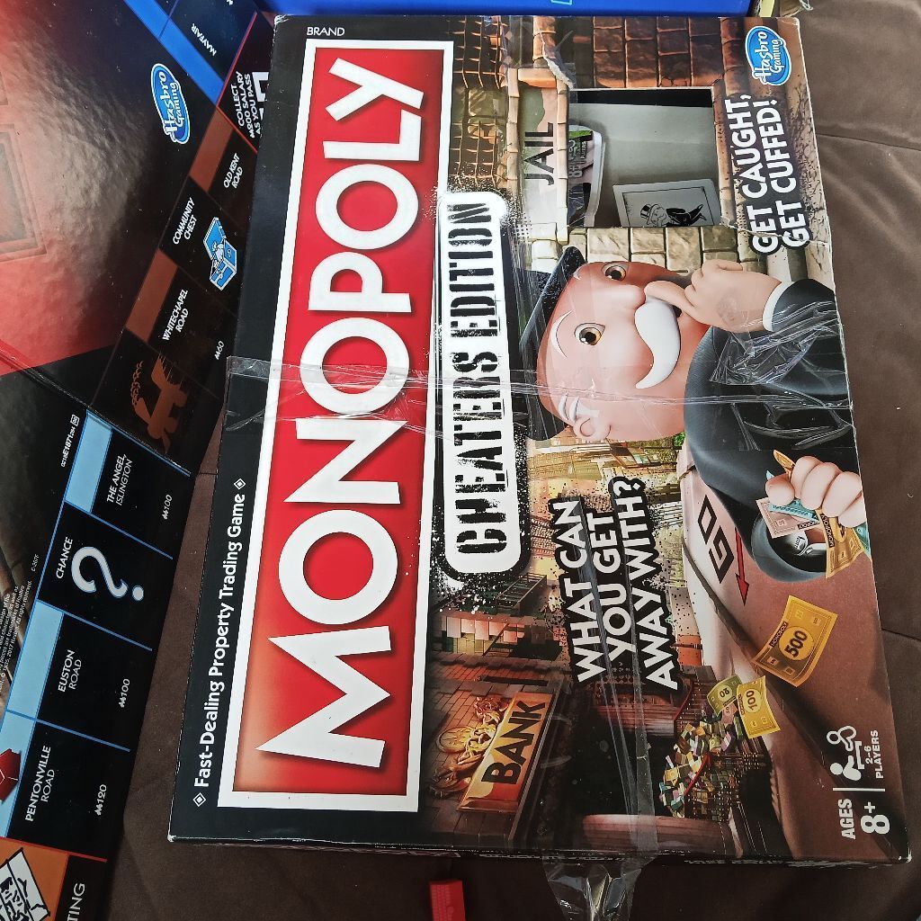Monopoly Cheaters Edition Preloved Board Game Lengkap