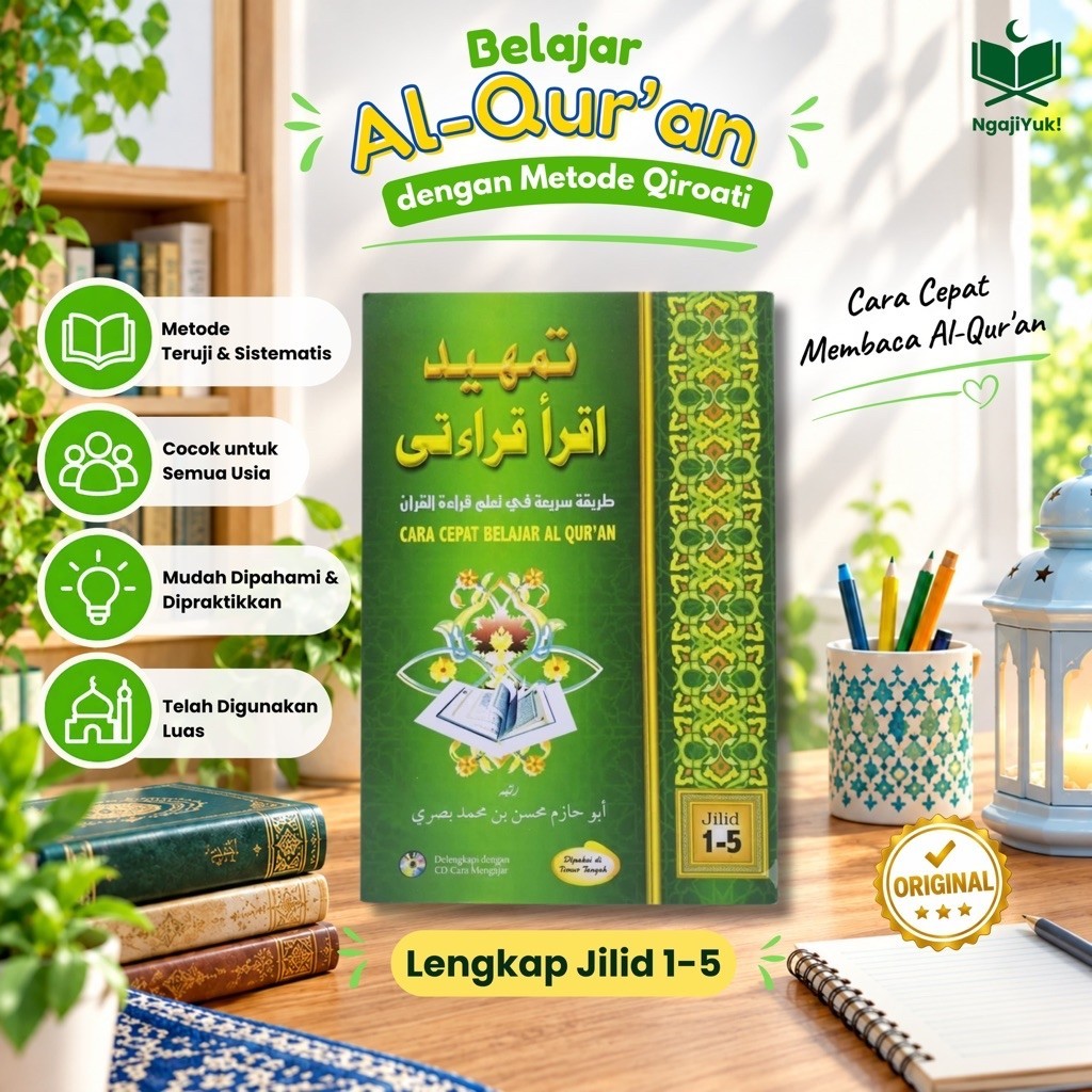 Tamhid Iqro Qiroati Buku Tauhid - Soft Cover, 47 Halaman, Rasm Ustmaniy