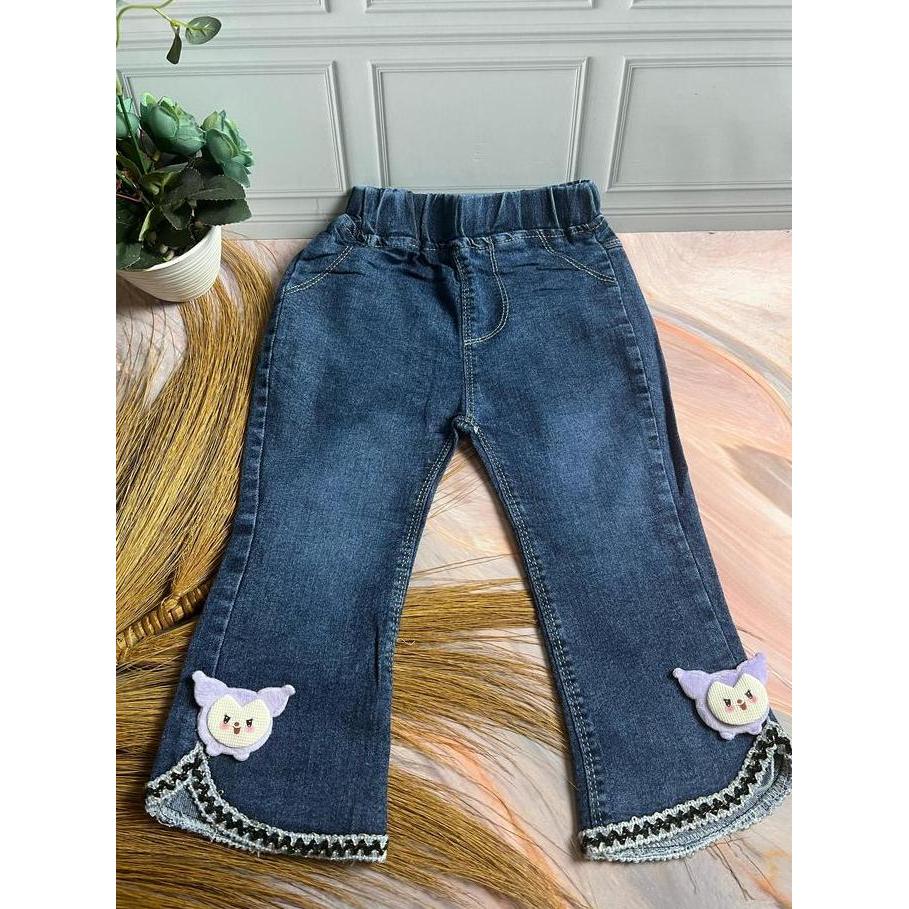 DF280 - Celana Cewek Anak Model Cutbray Umur 2-7 Tahun / Celana Jeans Model Terbaru Perempuan