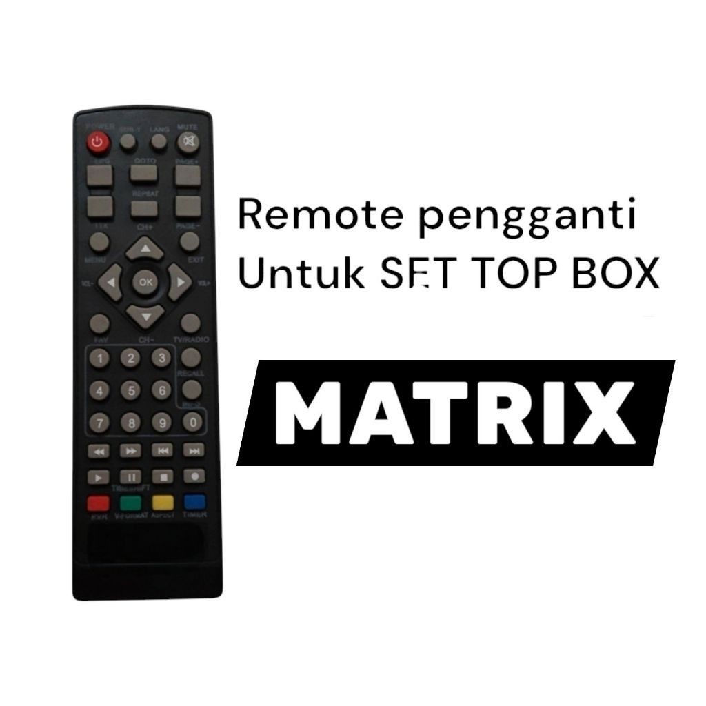 REMOTE STB MATRIX APPLE SILVER