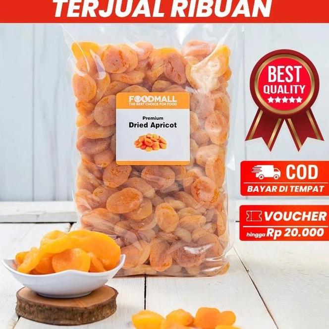 Aprikot Kering 1 Kg Foodmall Dried Apricot