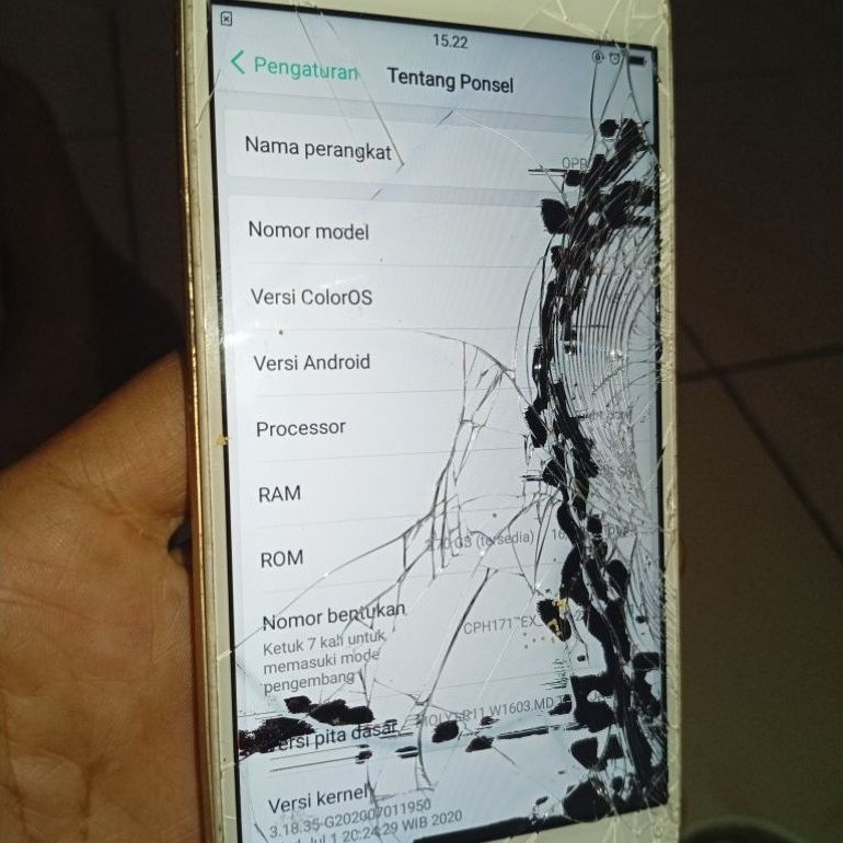 hp Oppo a71 bahan minus