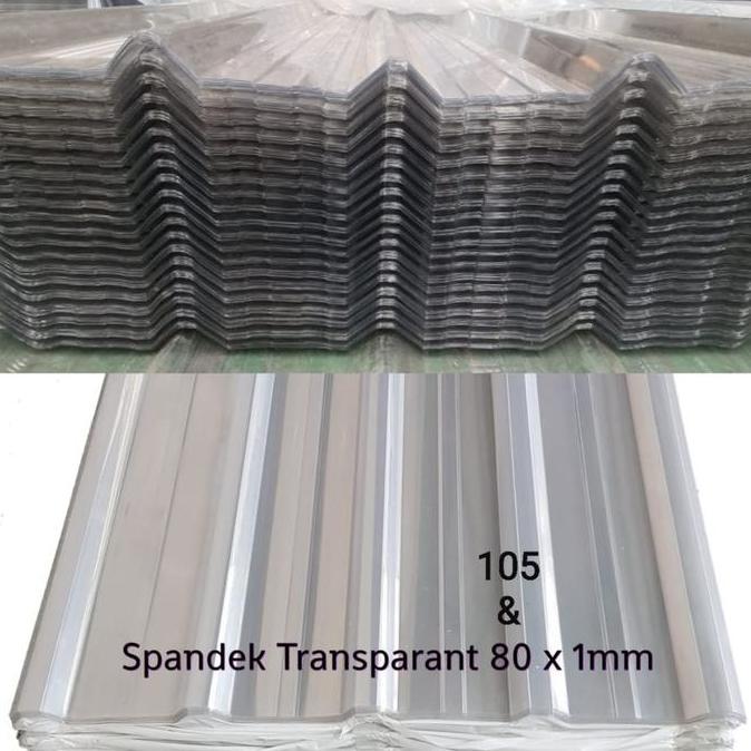 Fw5 Atap Spandex / Spandek Clear / Bening / Transparan 1,2Mm (3M 4M 5M 6M)