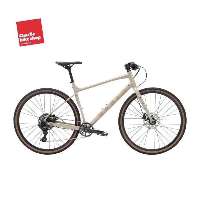 Fullbike Sepeda Gravel Marin DSX Base MY25 1x9 Speed - Khaki Red