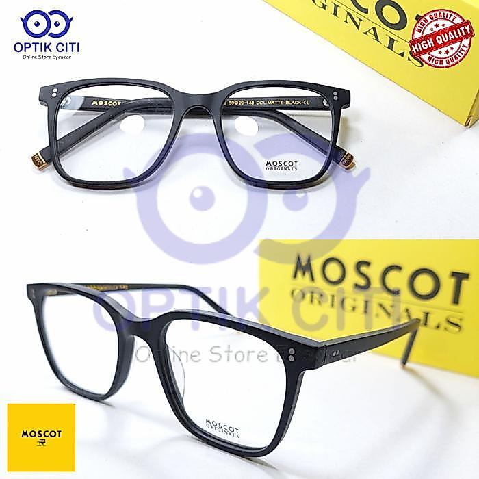 Frame Kacamata Pria Wanita Moscot Travis Kotak Besar Grade Original