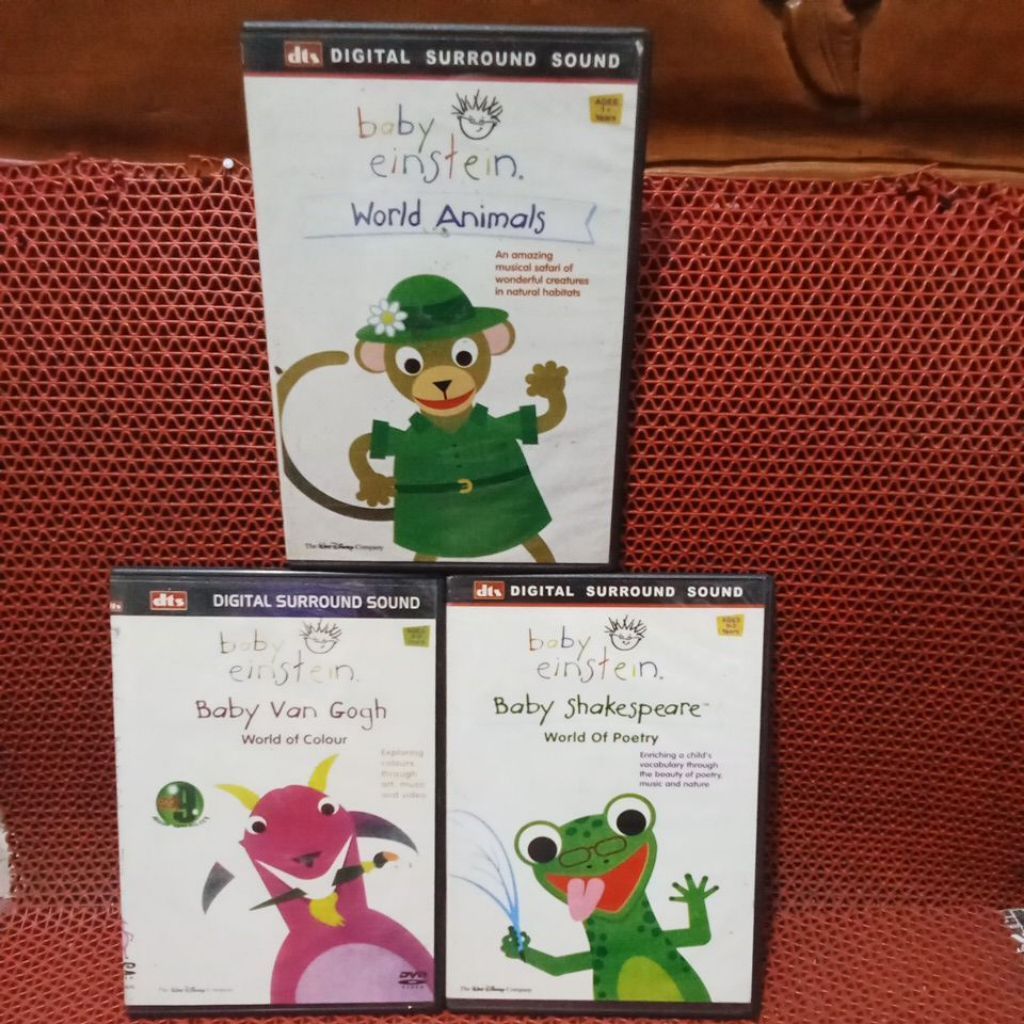 DVD BABY EINSTEIN SATU PAKET 3 PCS,100% ORIGINAL