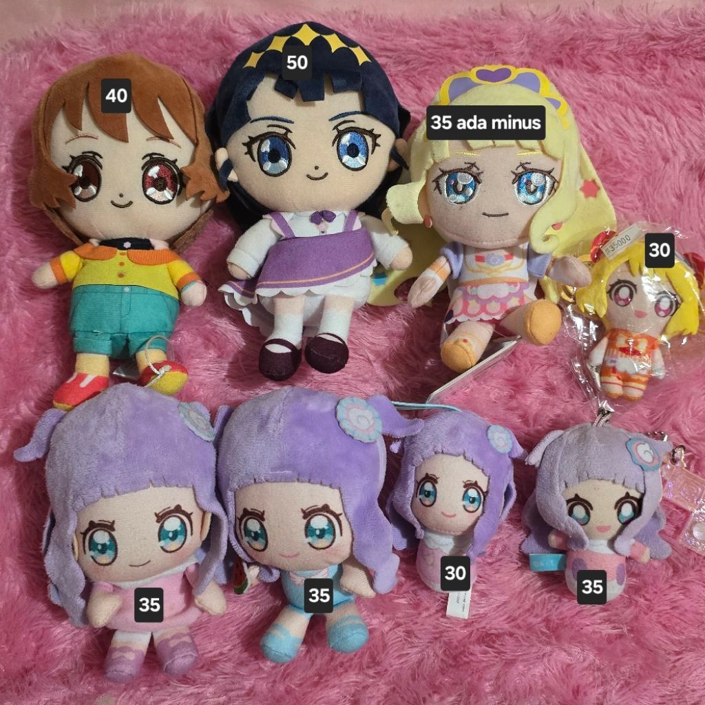Delicious Party Pretty Cure Cure Friends Ran Hanamichi Plush Doll Amane Kasai Cure Finale Cure Yum-Y