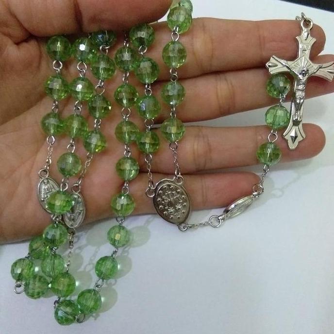 rosario / kalung rosario / rosario batu / rosario kristal / rosario