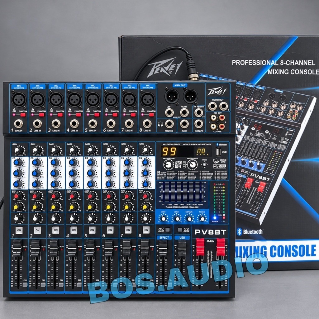 Mixer Audio PEAVEY PV8BT  Profesional Original pv8bt ( COD )