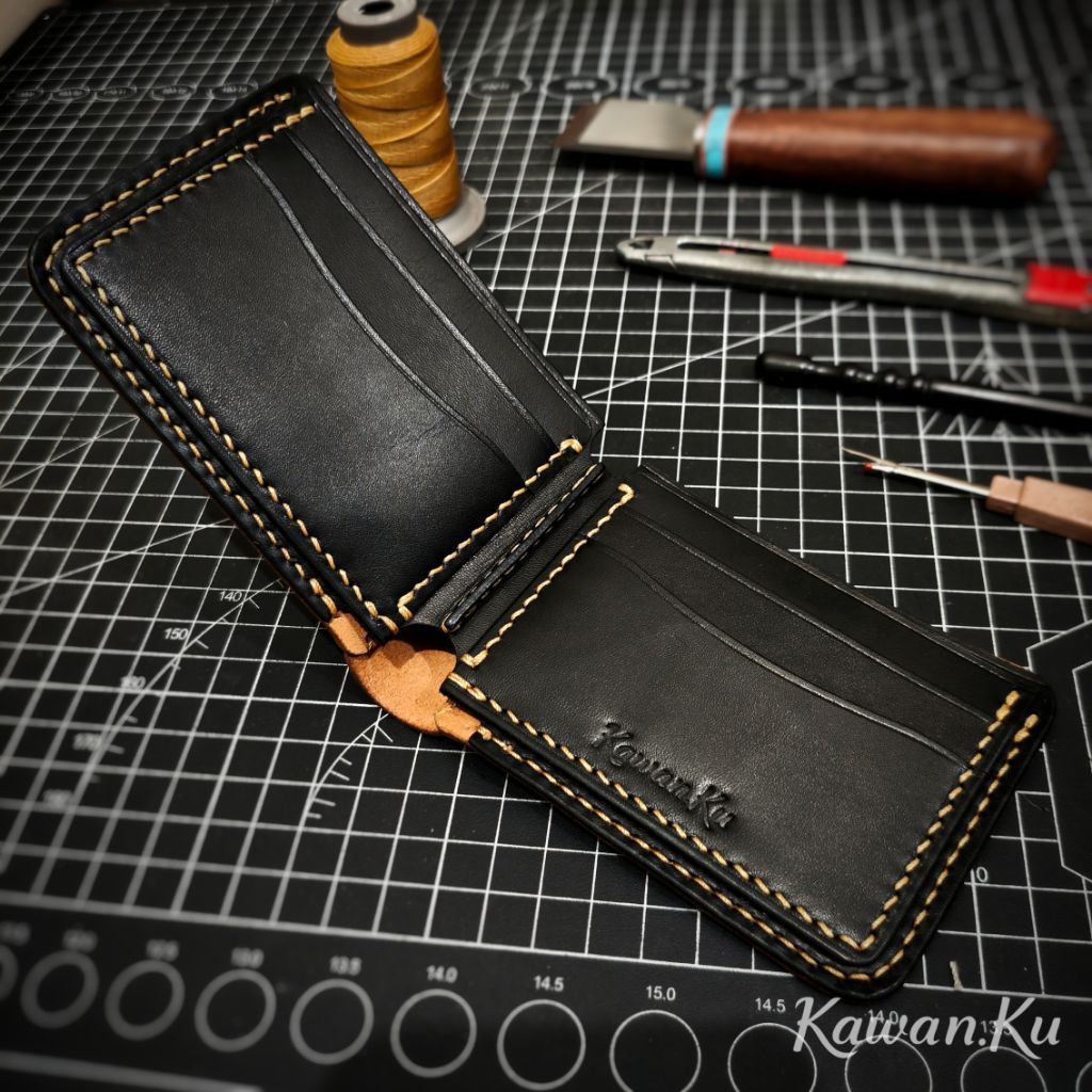 Taksa Bifold Wallet - Dompet Kulit Asli Premium Dompet Simple Dompet Lipat Pria/Wanita