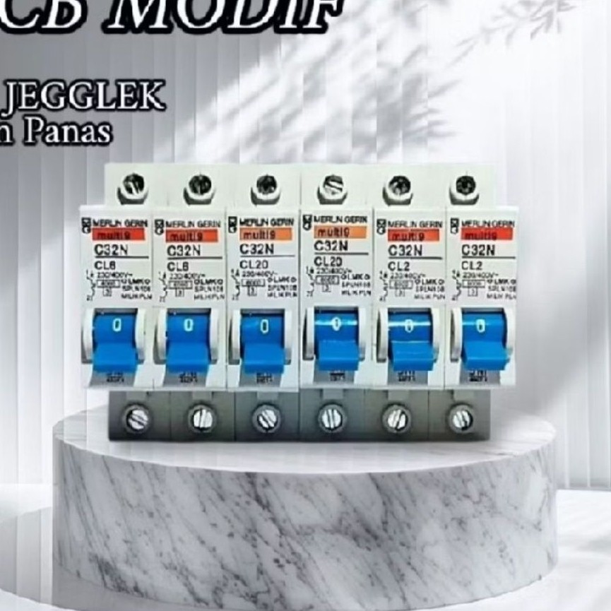 Mcb modif PLN Merlin garin  mcb modif anti jeglek 2a modif 4a 2a modif 6a 35a modif 63a