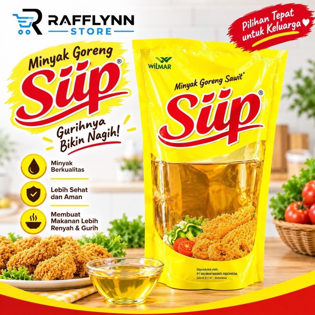 Minyak Goreng Kelapa Sawit Siip Halal / Minyak Goreng Siip