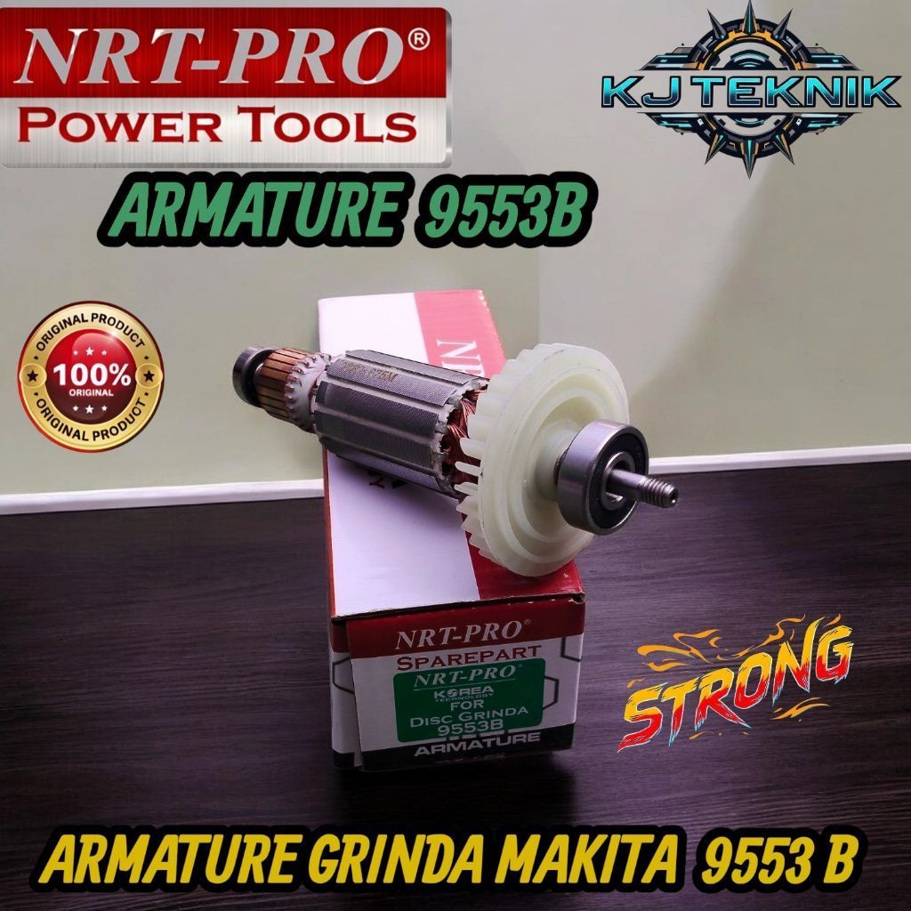 NRT-PRO Armature Angker Mesin Grinda Makita 9553B/Armatur Grinda Makita 9553B /Angker Gulungan mesin