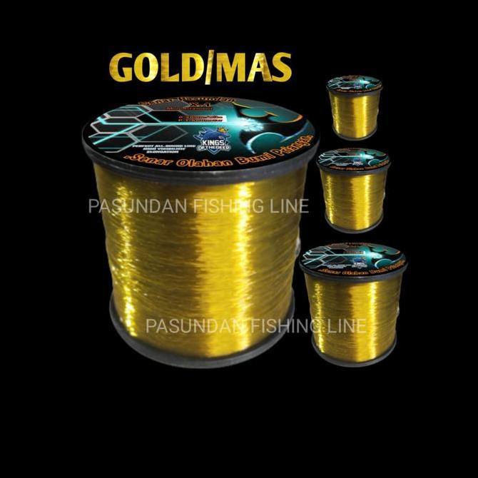PASUNDAN FISHING LINE WARNA GOLD ROL BESAR SENAR PANCING OLAHAN SIAP PAKAI ANTI KRITING KUAT