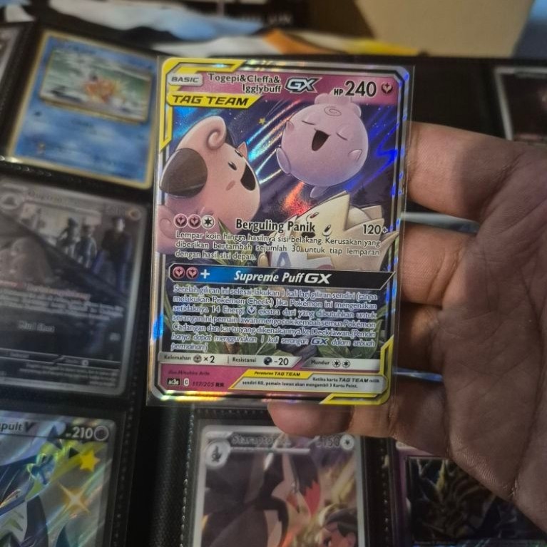 Pokemon tcg indo tag team togepi & igglybuff & cleffa