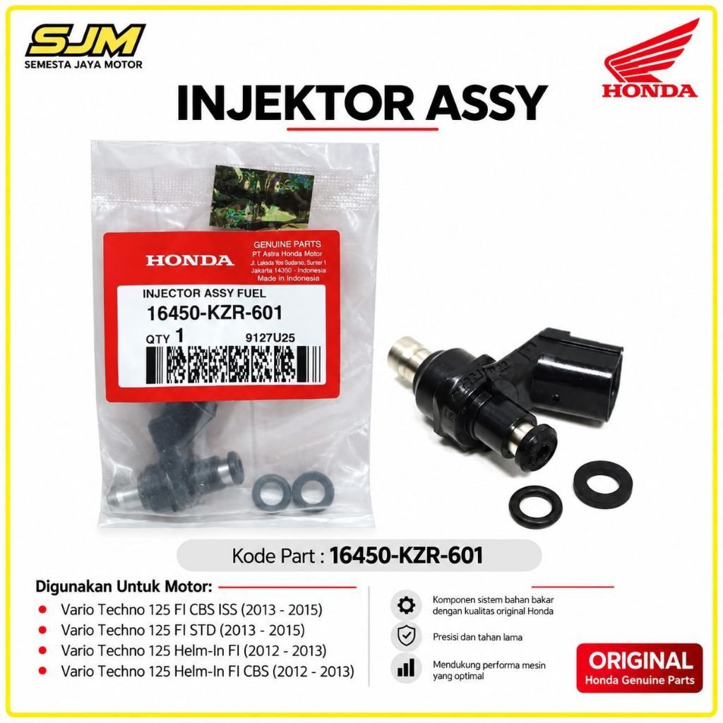 16450-KZR-601 Injektor Injector Vario 125 2012-2023 Original ORI