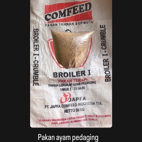pakan ayam Broiler 1 comfeed BR 1 repack 1 kg