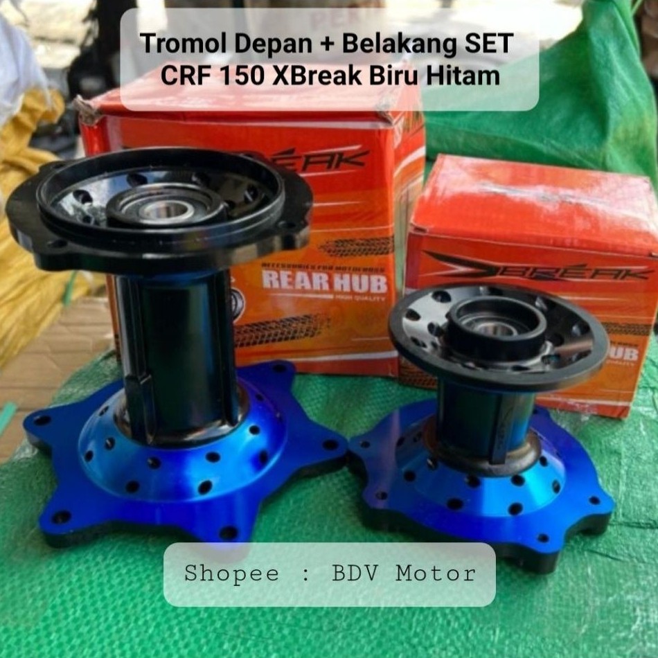 Tromol SET CRF 150 Hole 36 - Tromol Depan Belakang CRF150 Lobang 36 (CR7, XBREAK)