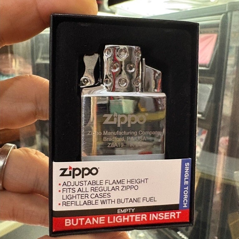 Zippo Insert Butane Single Blue Torch (65826) Original 100% Made In USA
