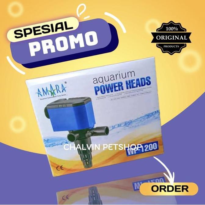 Pompa Filter Aquarium Amara WP-1200/Mesin Filter Aquarium Amara WP1200