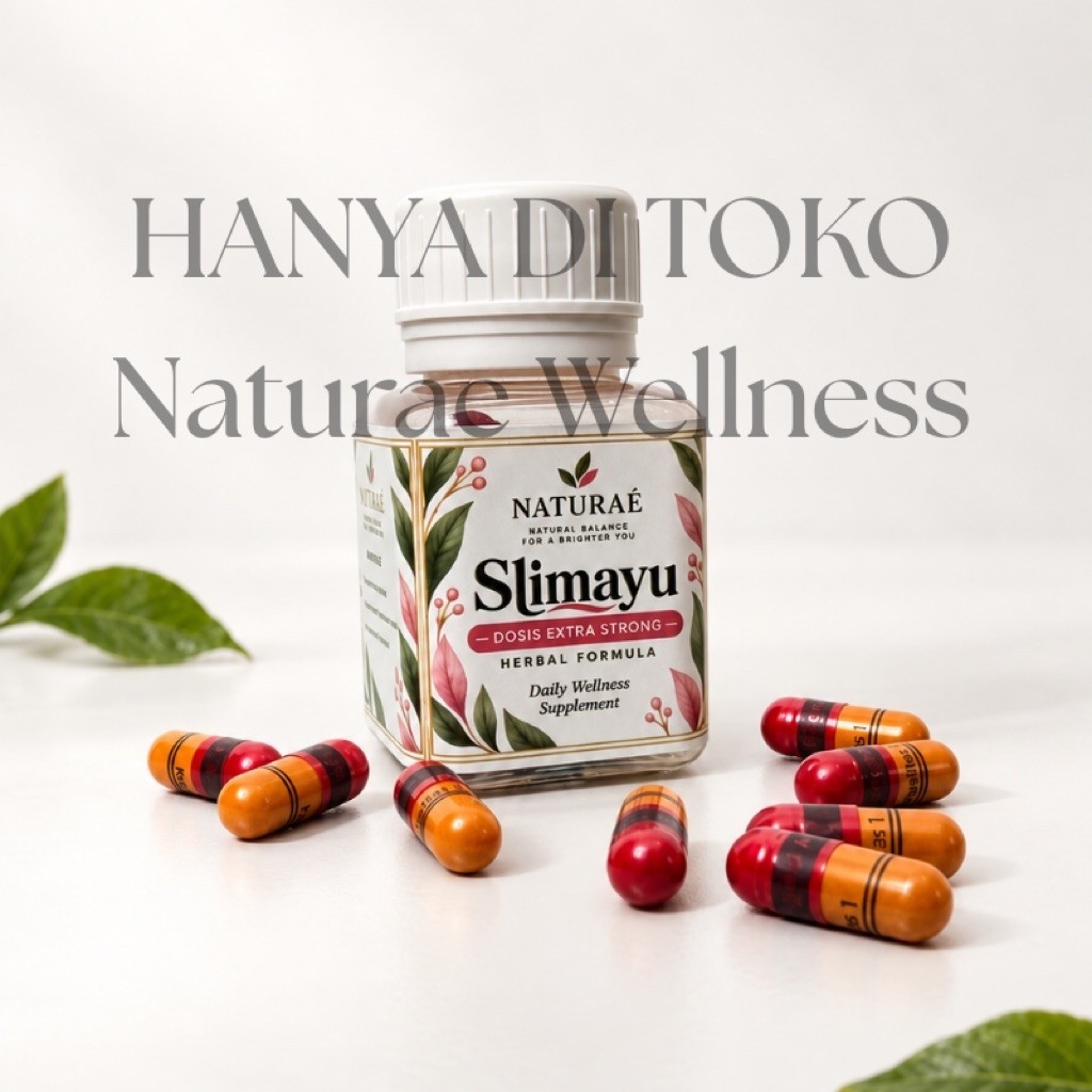 SLIMAYU by Naturae Kapsul Jamu Pelangsing EXTRA STRONG| KJP Obat Diet Herbal Kualitas 1 Ring 2 EXTRA