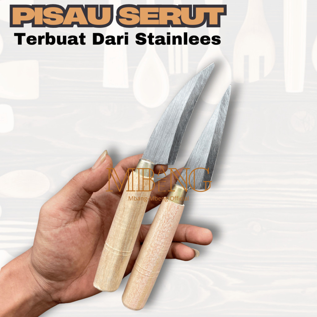 Mbang-Mbeng Pisau Serut Bambu Layang-Layang Staineees / Tahan Karat