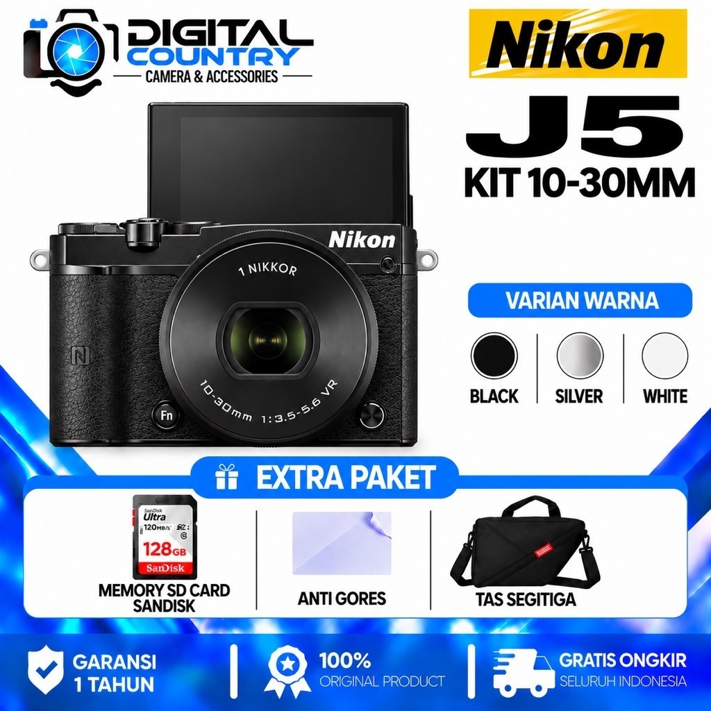 NIKON 1 J5 KIT 10-30MM F3.5-5.6 VR / NIKON J5 KIT 10-30MM / NIKON J5