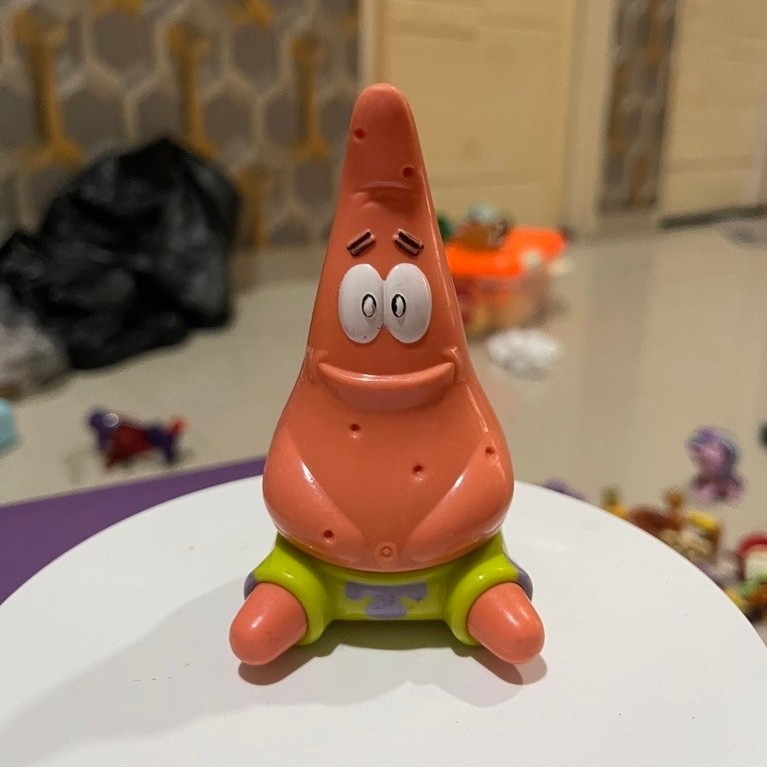 Mainan Figure Patrick Bintang Laut — Mainan KFC Spongebob Squarepants Koleksi Langka