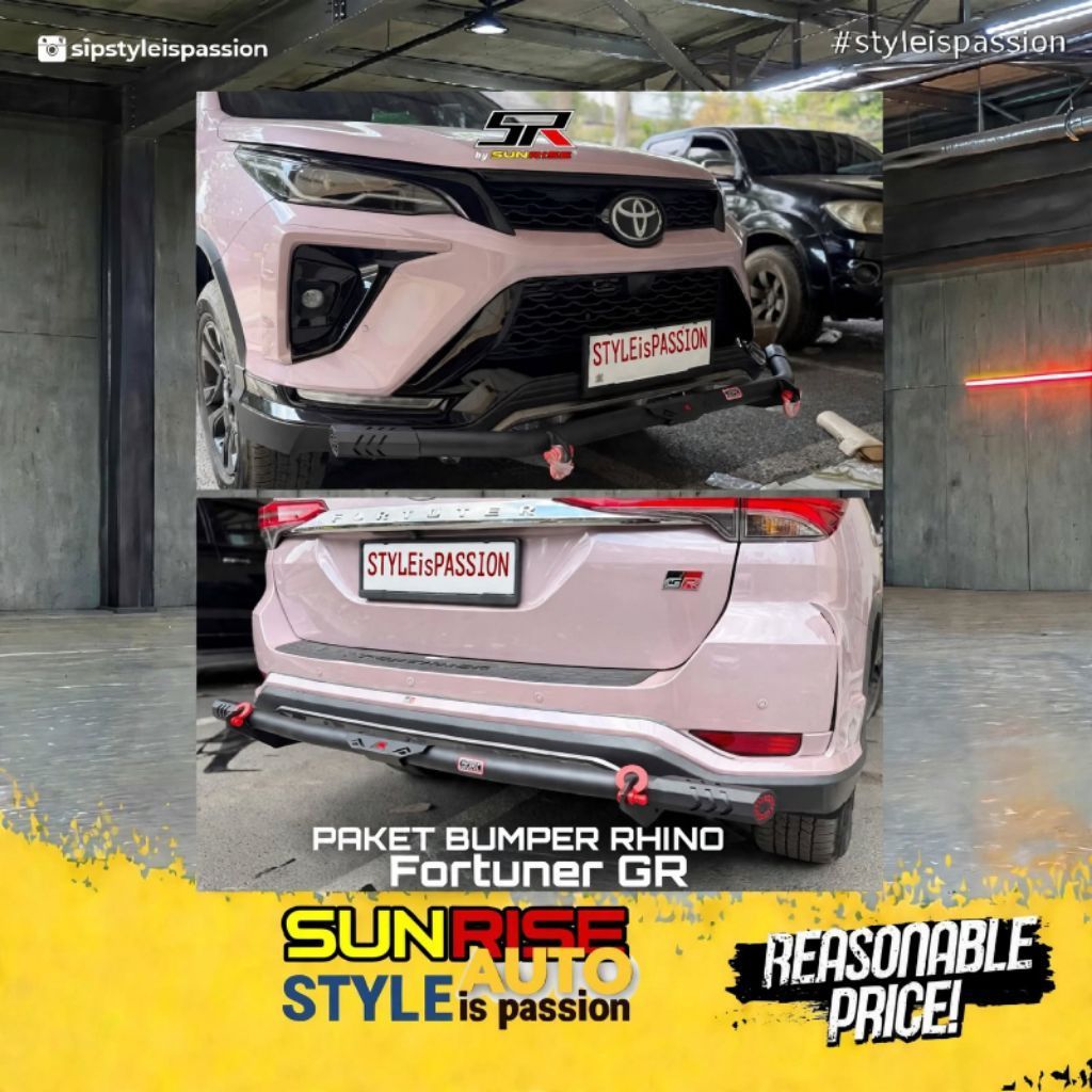 Towing Rhino toyota fortuner GR Sport 2021-2022 Towing All new fortuner 2016 on