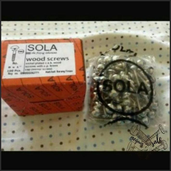 SKRUP SOLA 2 INCH BAUT KACA SOLA SEKRUP KACA (SEKRUP SOLA 2 INCH) FORSALE