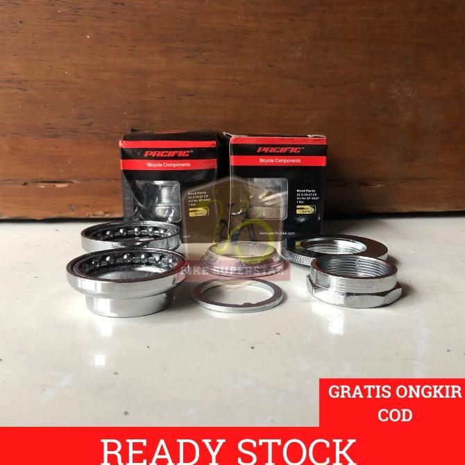 khonjielabs kom fork head part set pacific d407 22.2 mm standar sepeda bmx lipat minion fixie mtb pr
