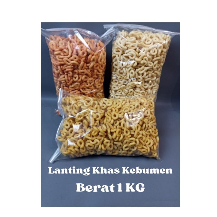 Lanting khas kebumen berat 1kg / Lanting khas kebumen aneka rasa