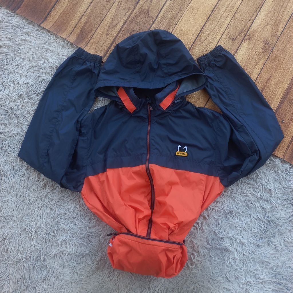 PANCOAT PACKABLE WINDBREAKER JACKET WATERREPELLENT SPORTS QUICK DRY 1LAYER RUNNING HIKING TRACKING O