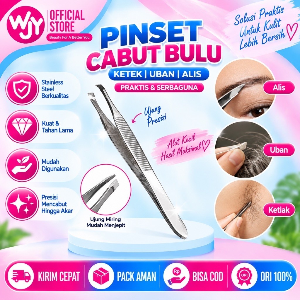 PINSET CABUT BULU KETIAK / PINSET CABUT UBAN RAMBUT