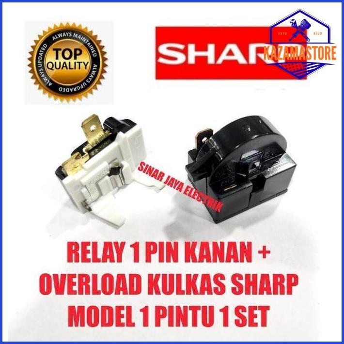 RELAY PTC OVERLOAD KULKAS SHARP 1 PINTU / OVERLOAD KULKAS SHARP BEST SELLER