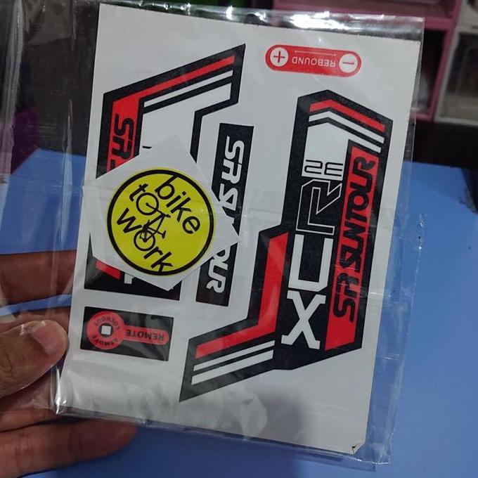 Fork Suntour XCR Sticker Decal Fork Sticker Fork Suntour Suntour XCM X
