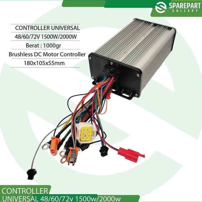 Bldc Motor Controller Universal 48/60/72V 2000W Sepeda