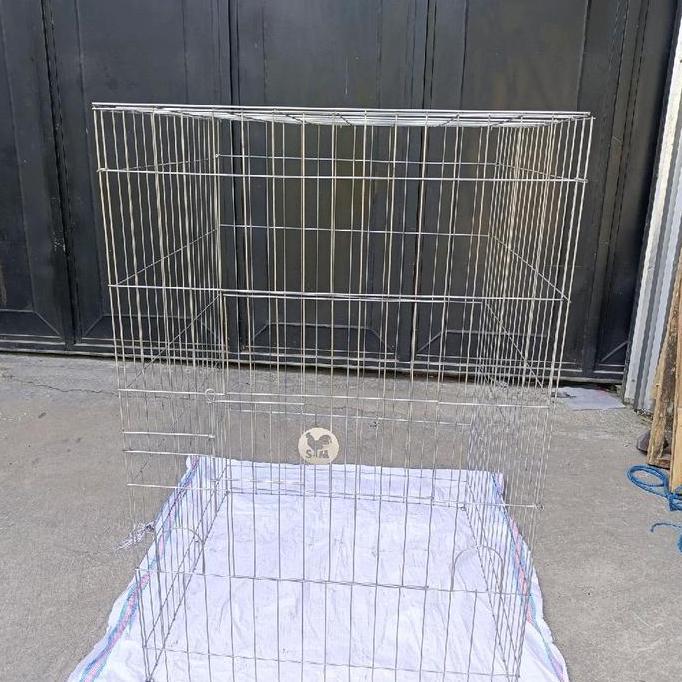 KANDANG GALVANIS 80X80X120 SM UNTUK AYAM DAN HEWAN PELIHARAAN LAINNYA