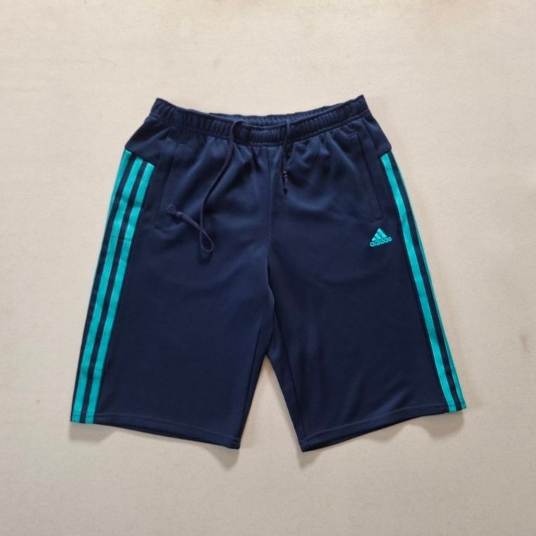 CELANA PENDEK ADIDAS NAVY ORIGINAL 100%