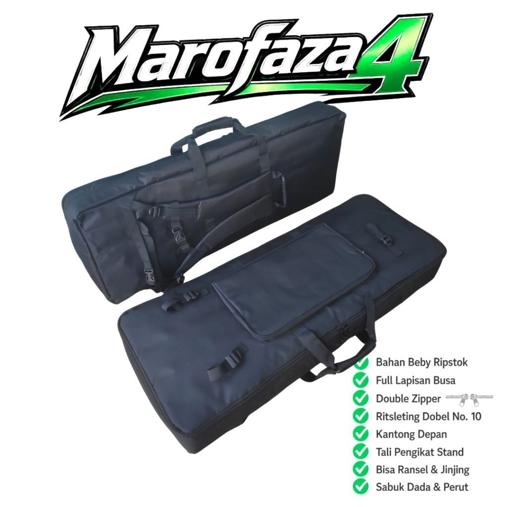 Marofaza 4 Tas Keyboard Yamaha PSR S750 S770 S950 S970 S910 S700 Gigbag Softcase Sarung Keyboard Bun
